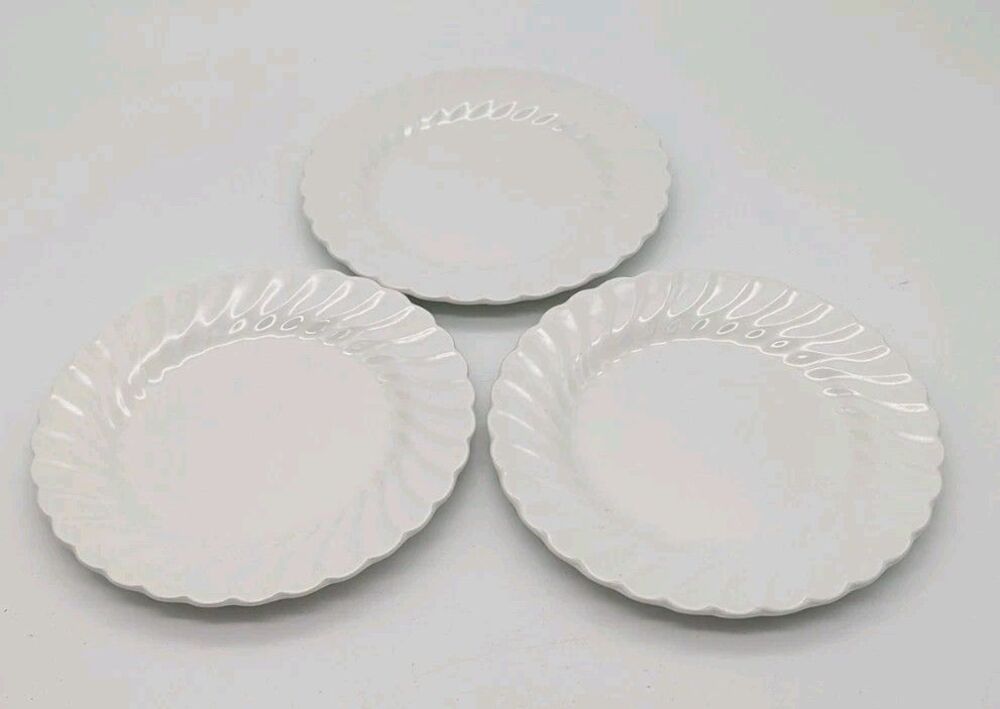Johnson Brothers SNOW WHITE REGENCY 6-1/8" Bread & Butter Plates SET 3
